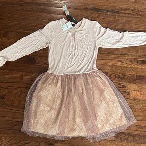 Imoga Blush Long-Sleeve Formal Dress